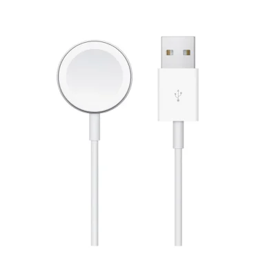 کابل اورجینال شارژ مغناطیسی اپل واچ مدل Apple Watch Magnetic Charging Cable A1923 به طول 1 متر