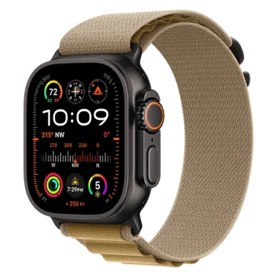 اپل واچ سری اولترا 2 سایز 49 میلی متری با بند آلپاین